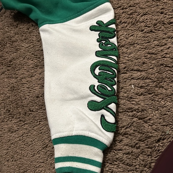 Zara unisex Size 6 green and white jacket - Picture 5 of 6